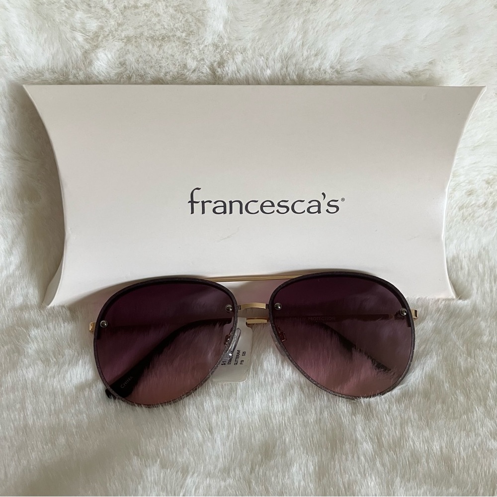 Francesca’s Aviator Sunglasses